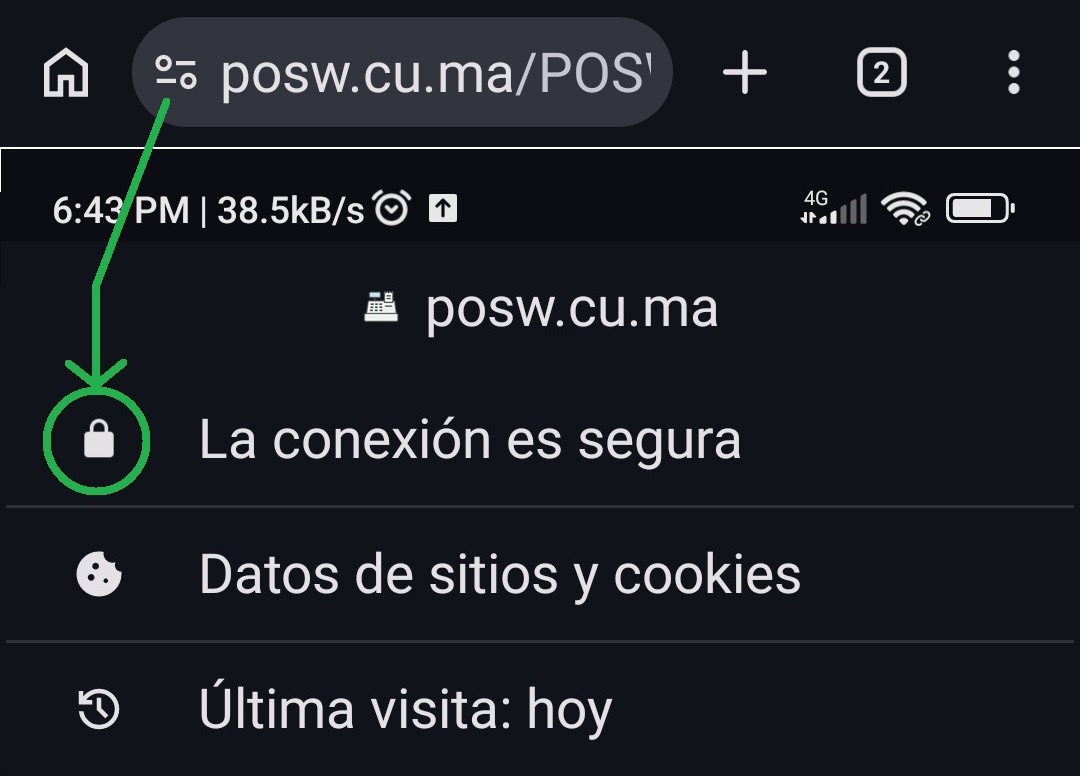 POSW interfaz
